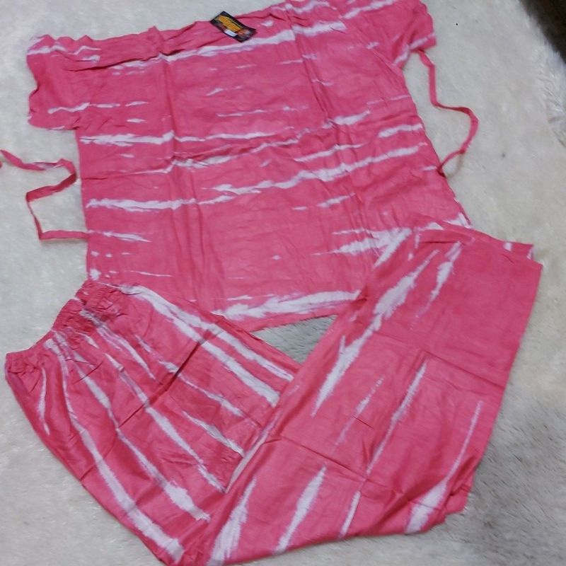 ONE SET PIYAMA CP TIEDYE WANITA / SET PAJAMAS TIE DYE CELANA PANJANG (etalase1)-Motif 31