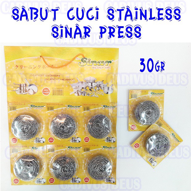 SABUT CUCI KAWAT STAINLESS - LEMBUT DAN TIDAK KASAR