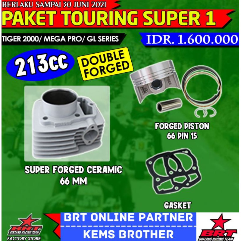 BLOK BRT TIGER PLUS PISTON 66