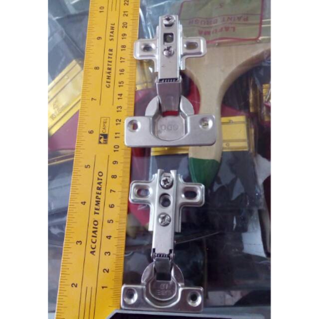 Engsel sendok mangkok pintu lemari 3" 8 cm kecil 10 cm 4" besar