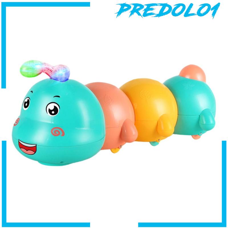 (Predolo1) Mainan Ulat Magnetik Elektrik Tenaga Baterai Untuk Anak