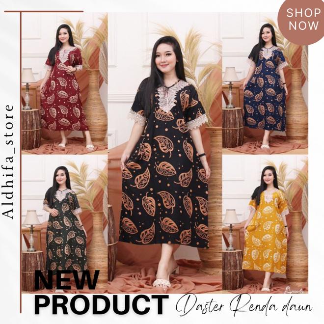 Daster renda arab terbaru / Daster andin termurah / Daster motif daun / Daster bumil / Daster arabia