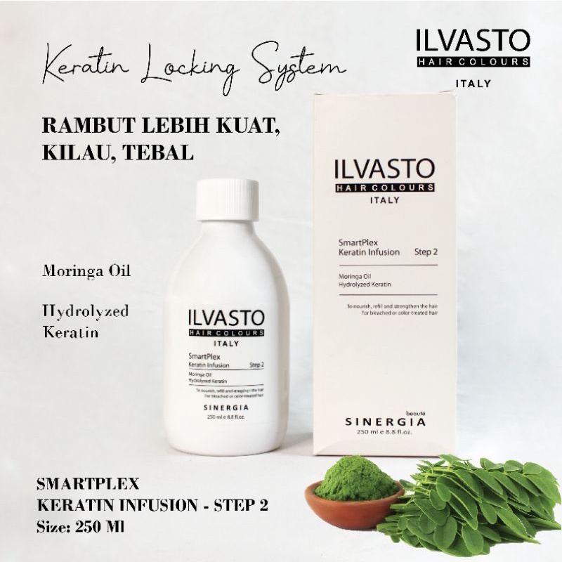 ILVASTO SMARTPLEX KERATIN STEEP 2- 250ML (TANPA DUS)