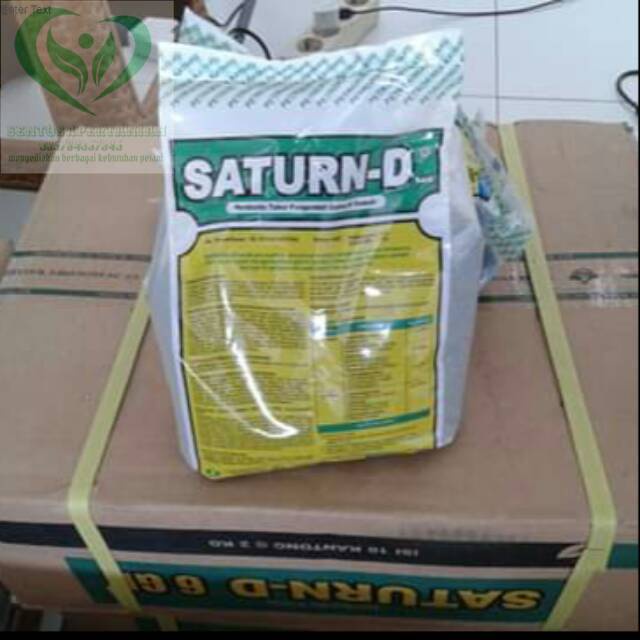 herbisida tabur khusus padi SATURN D 2kg dari PETROKIMIA KAYAKU