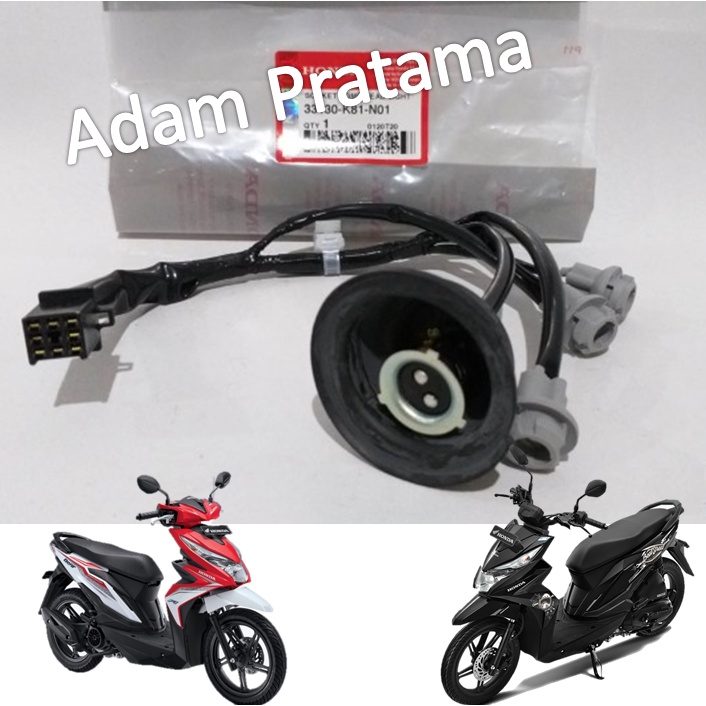 Fiting Lampu Beat fi Beat Street 33130-K81-N01 Kabel Lampu Depan Beat fi Eco Beat Street 2016 2019 S