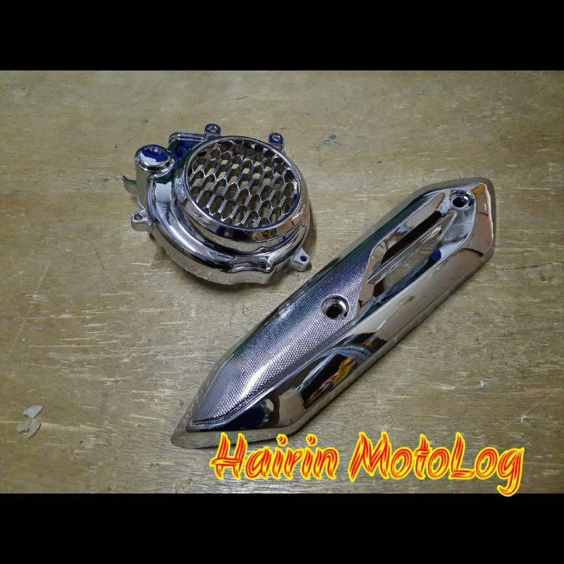 Tutup Kipas + Tutup Knalpot Beat New 2020 Beat Street New 2020 Beat Deluxe