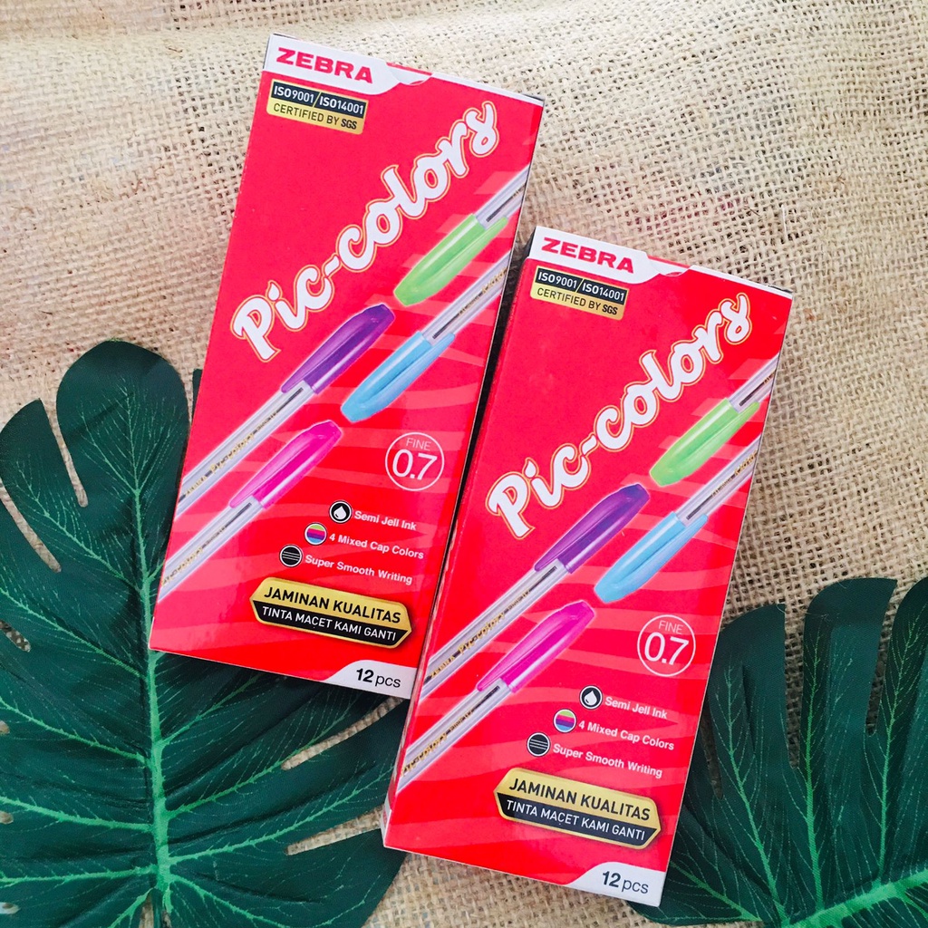 

Pen ZEBRA PICCOLO / PICCOLORS Pena, Pulpen, Ballpoint 0.7 HITAM