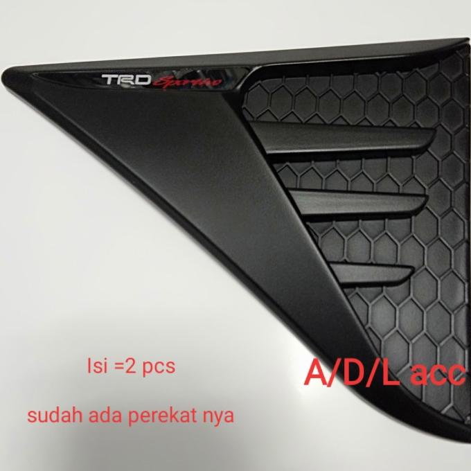 

Side Ventilator inova INNOVA Air Flow Samping REBORN TRD Black hitam Star Seller