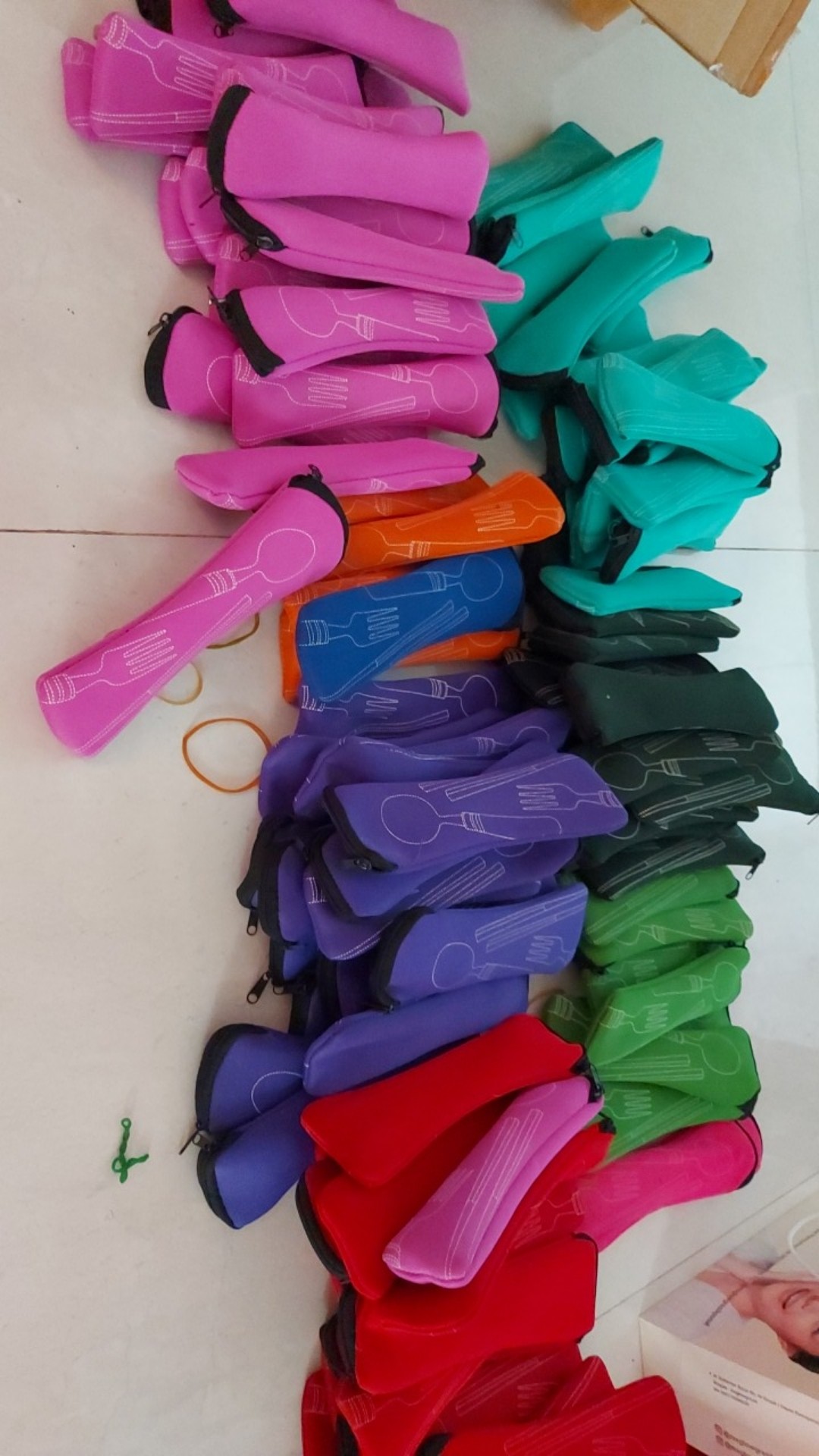 Sendok Garpu Sumpit Set Plus Pouch Paket Lengkap / Sendok Stainless Travel Camping Outdoor Souvenir