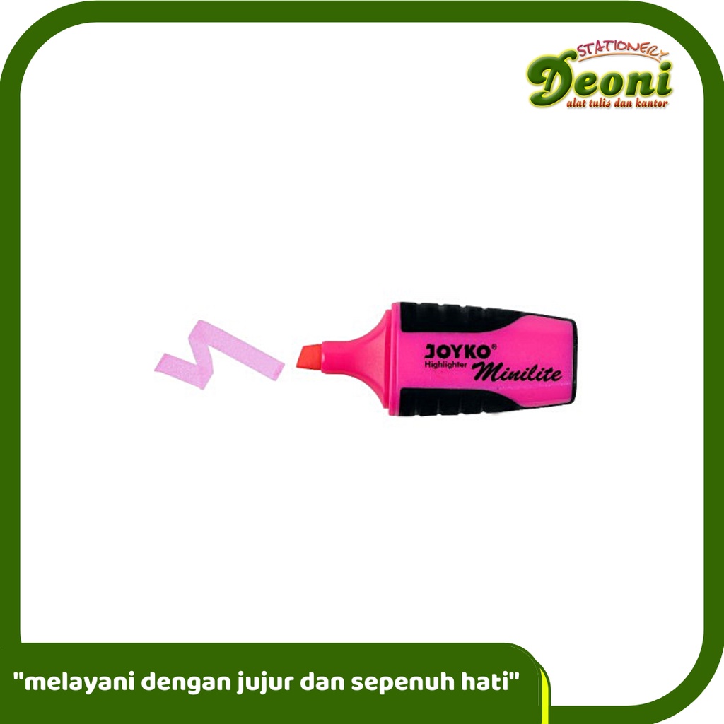 

JOYKO HL-29 Highlighter Minilite / Penanda Berwarna Mini - Pink