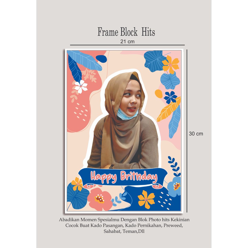 

Kado Ulangtahun Kado Romantis Blok Photo Custom TerHits Termurah