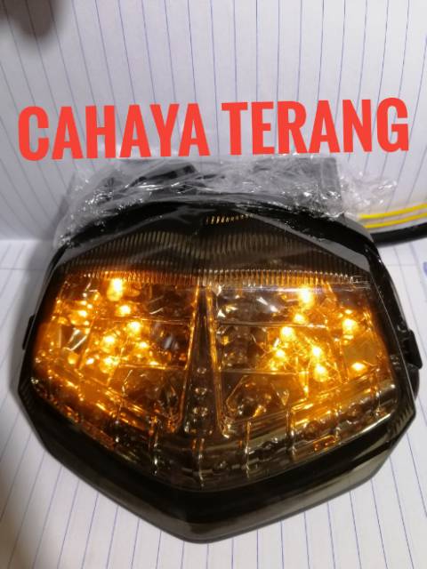 Selancar - Undertail - Fender - StopLamp - Lampu Stop LED Sen Variasi Ninja 250 Karbu - Ninja RR New