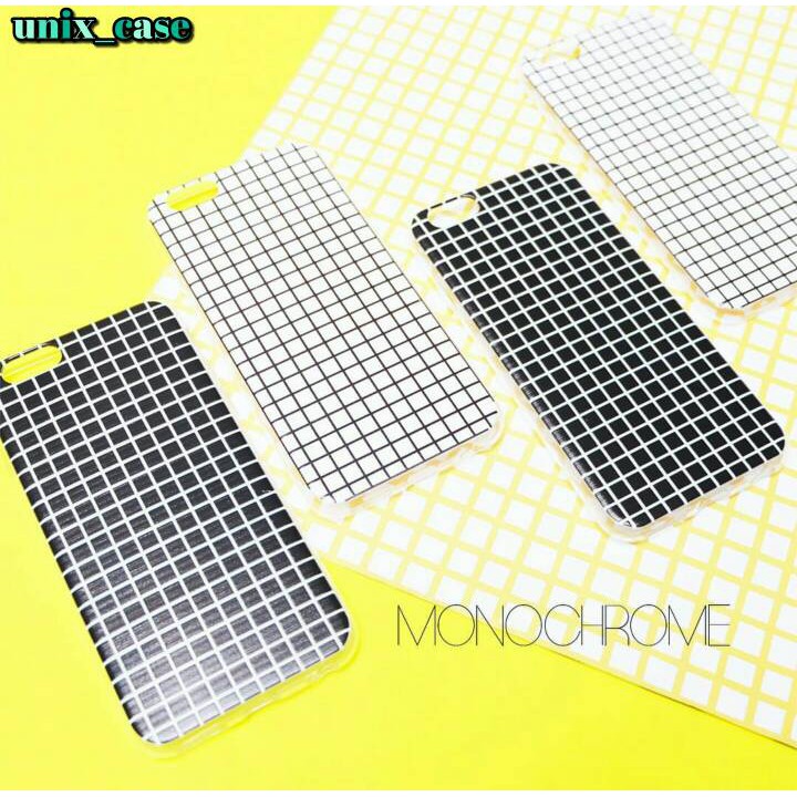MONOCHROME CASE HP/CASING HP FOR IPHONE 4/4S 5/5S 6/6S 6+ AND SAMSUNG