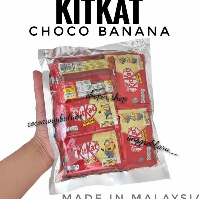 

TERLARIS KITKAT CHOCO BANANA 4F ALU PACK MAKANAN & MINUMAN