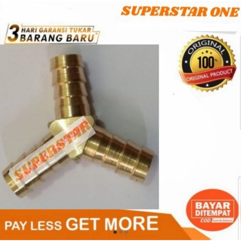 T Cabang Kuningan Nepel Cabang 3 Y Kuningan selang gas kuningan