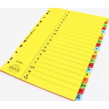 

BEST SELLER Divider/ Pembatas Kertas Abjad A-Z - 6043 00 TERJAMIN