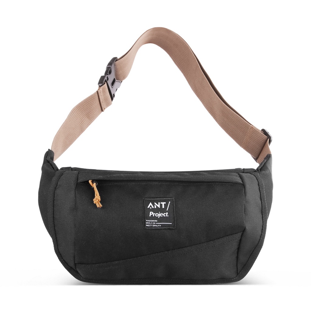 ANT PROJECT - Waistbag Pria ZENON BLACK