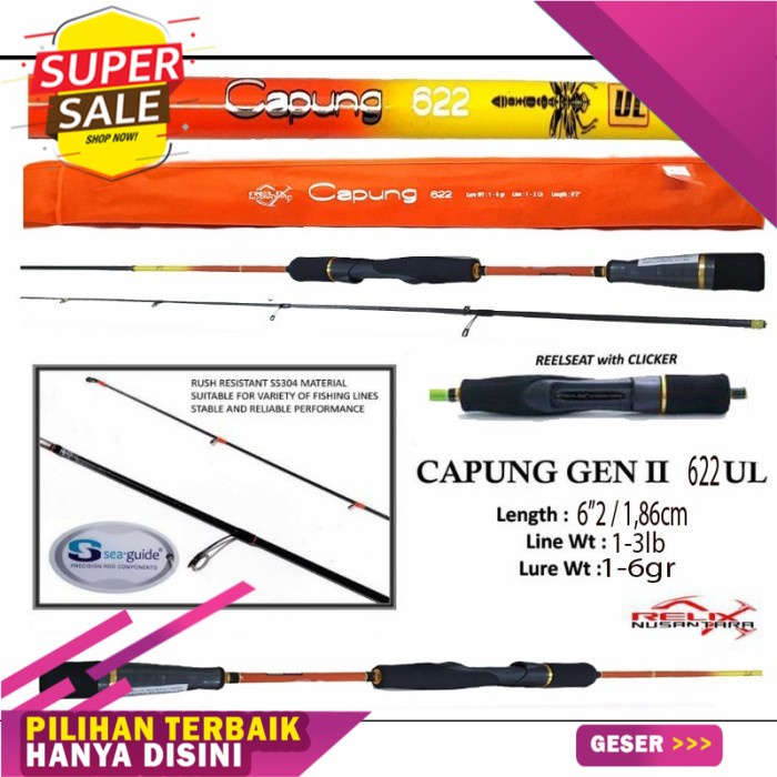 *Promo Murah* JORAN RELIX NUSANTARA CAPUNG 622 662 702 732 762 - 622 1-3LB