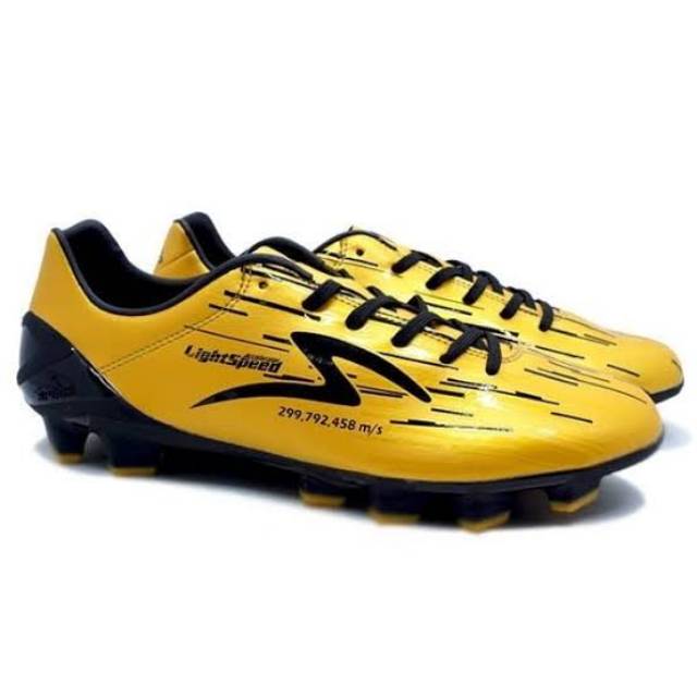 SEPATU BOLA SPECS ORIGINAL  ACCELERATOR LIGHTSPEED 19 FG GOLD RUSH