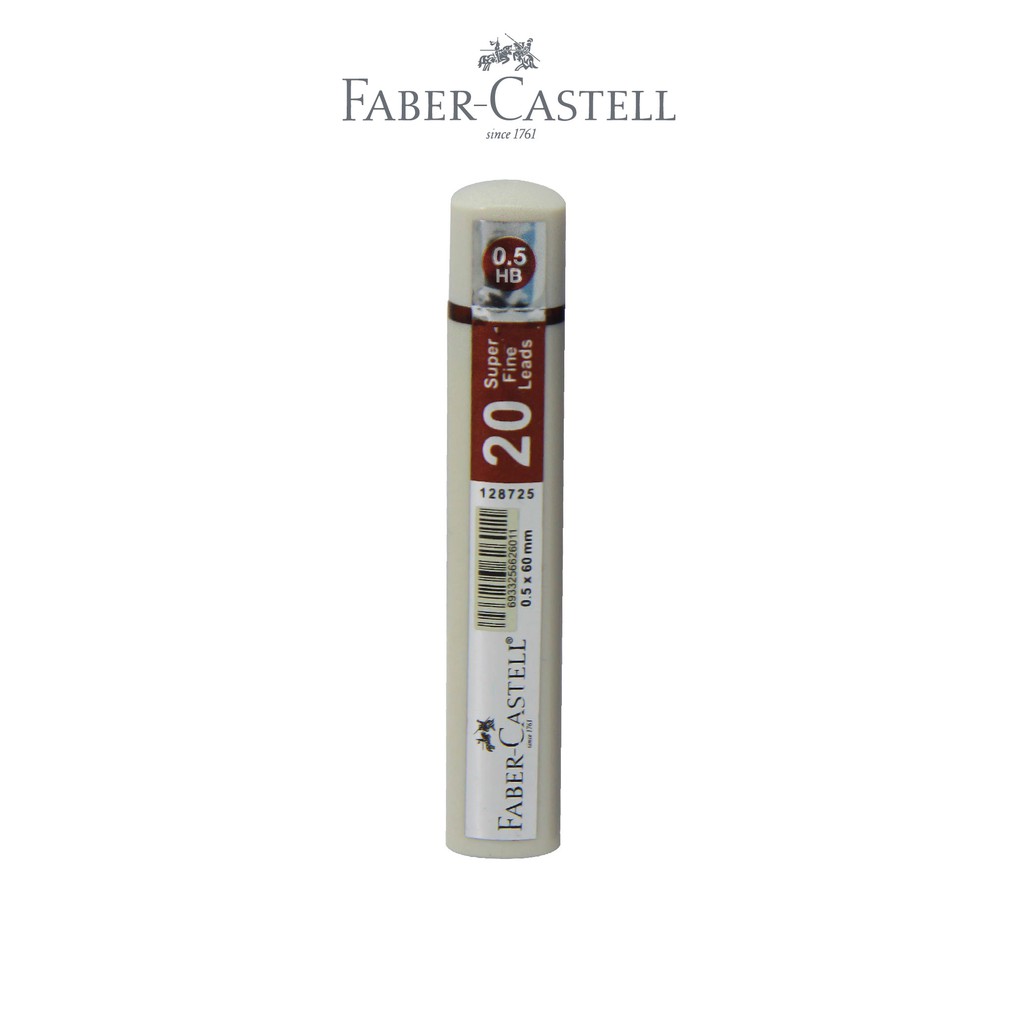 

Faber - Castell Lead Superfine Grip HB 0.5 mm Tube White