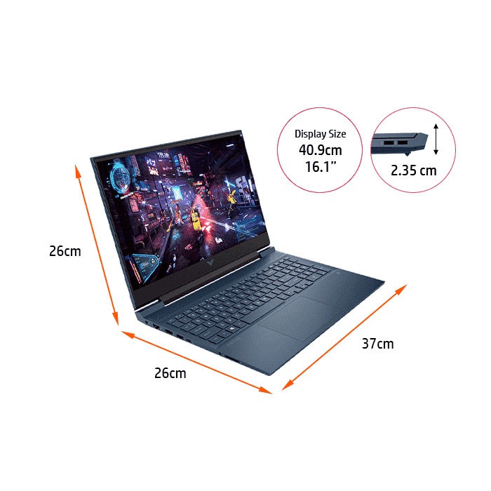 LAPTOP GAMING HP VICTUS RTX 3050 RYZEN 5 5600H 144HZ