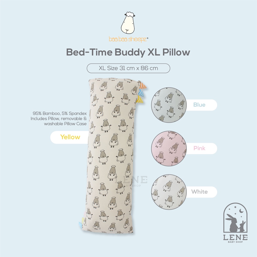 [READY] Baa Baa Sheepz Bed-Time Buddy XL Pillow Baabaasheepz