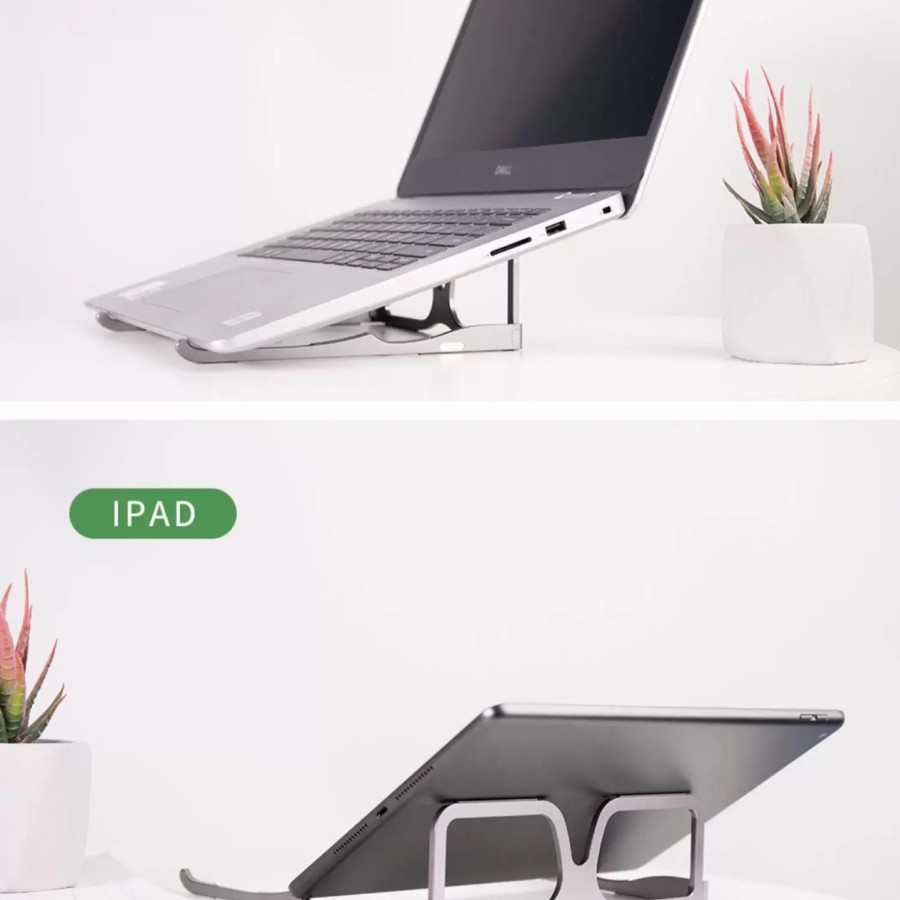 K321 bracket Laptop dudukan Stand Holder Laptop lipat Macbook