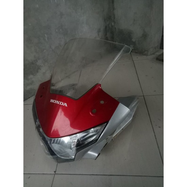 Original batok kepala set headlamp visor cbr 250r thailand lampu depan reflektor visor cbr kyj 250r