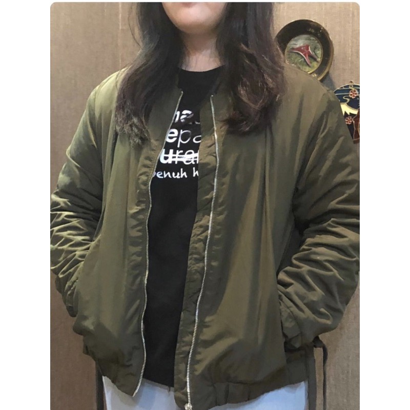 jaket army zara