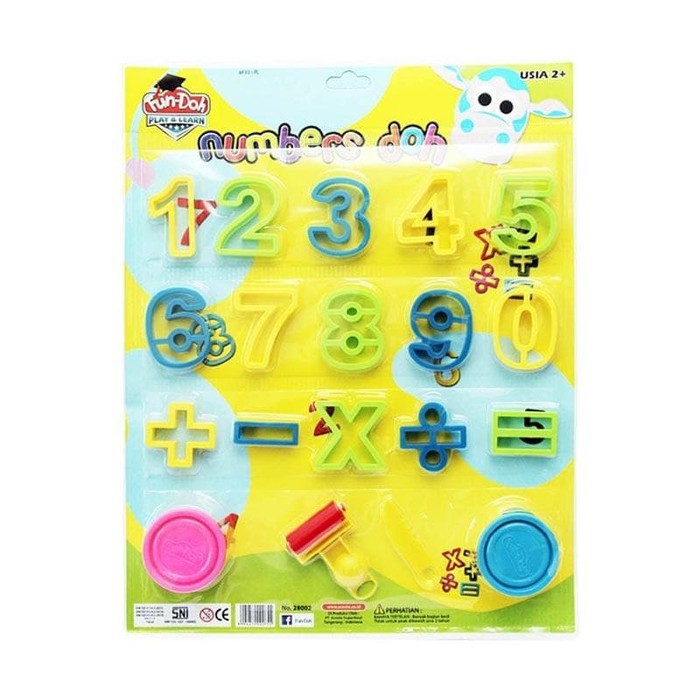 Fun Doh NUMBERS Lilin Mainan Anak FunDoh / PlayDoh / Play Doh