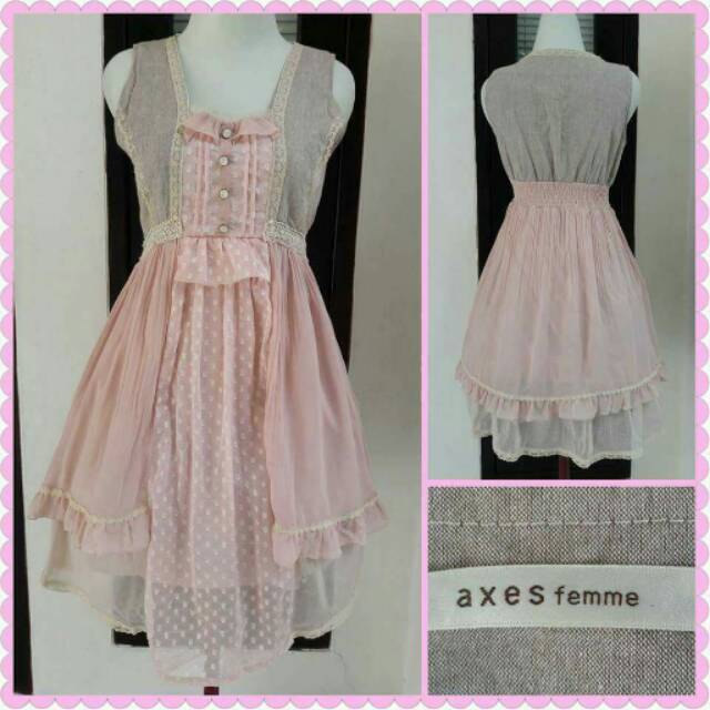 Pink pastel dress