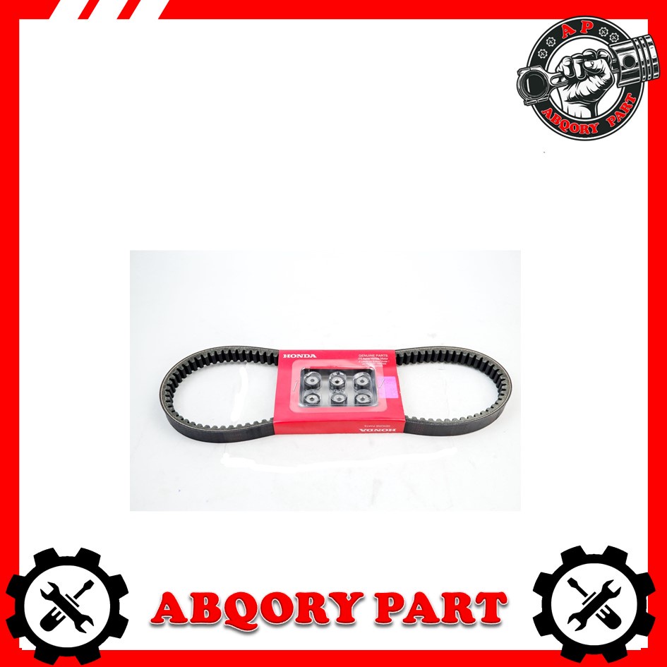 abqory part___Vanbelt assy Vbelt Roller Honda Beat Karbu Spacy Old Scoopy Lama KVY