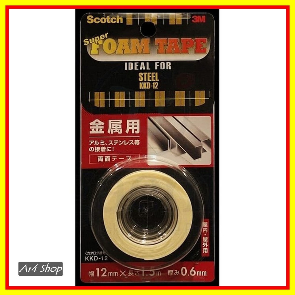 

Double-Sided Tape - Scotch - Kkd-12 Super Strong Steel