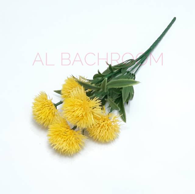 BUNGA POMPOM RAMBUTAN B8183 PLASTIK HIAS ARTIFICIAL HOME DEKOR