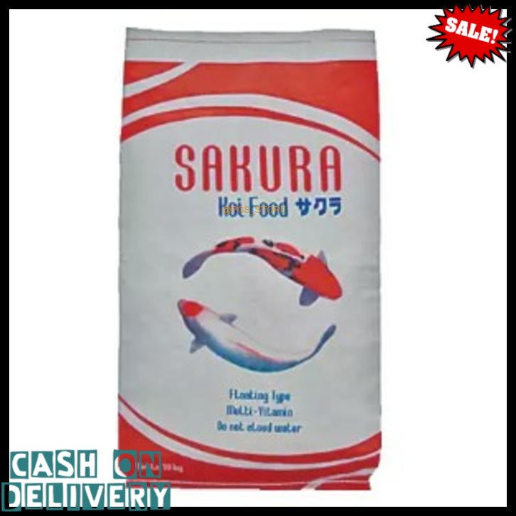 SAKURA Koi Food Makanan pelet Ikan hias Koi 10kg 10 kg