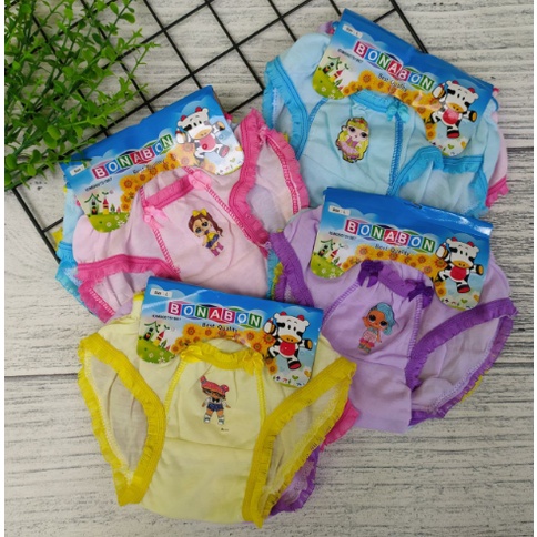 3 in 1 Celana Dalam Anak Perempuan Paket 3 Pcs CD Anak Perempuan Murah