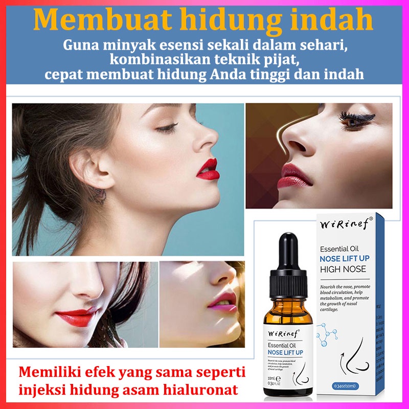 Nose lift up essential oil serum pemancung hidung nose up secret Minyak Pijat Pelembab Hidung lebih tiga dimensi dan alami alat pemancung hidung permanen Ting nose beautiful nose