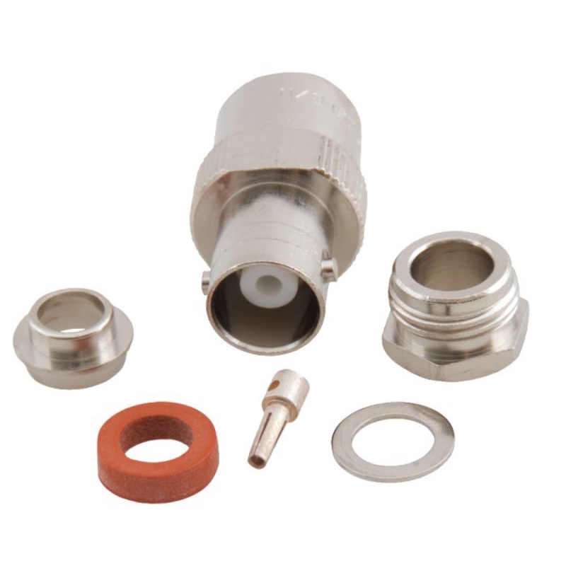 connector bnc female rg8 clamp