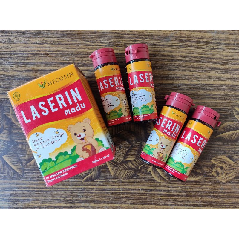 LASERIN madu obat batuk anak 30ml LASERIN dewasa 30ml