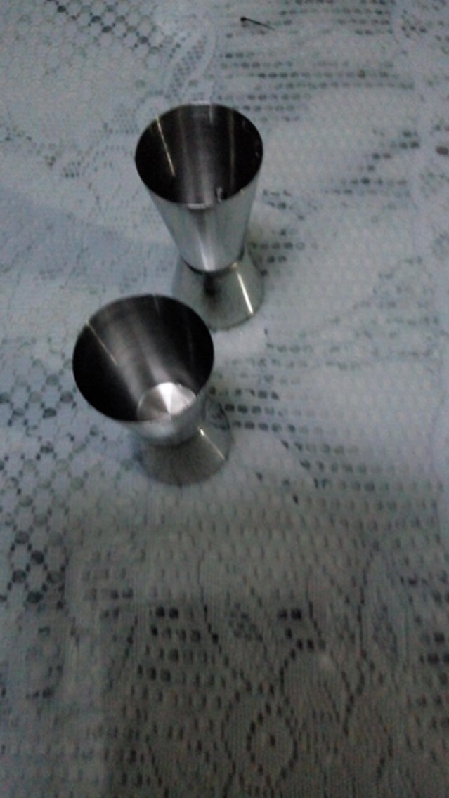 Gelas Ukur  Cocktail Measuring Jigger Double Shot Stainless Berbagai Ukuran