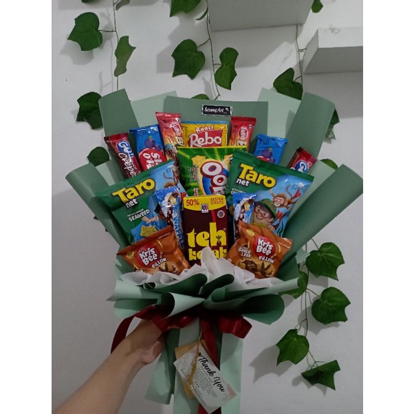 

BUKET PREMIUM / BUKET SNACK MURAH/ BUKET ULANG TAHUN /BUKET WISUDA / BUKET ANNIVERSARY /TERMURAHHHHHH!!!