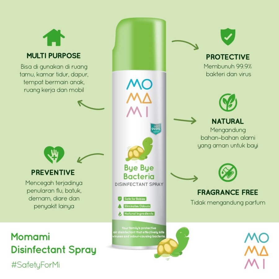 Momami Bye Bye Bacteria Disinfektant Spray 50 ml