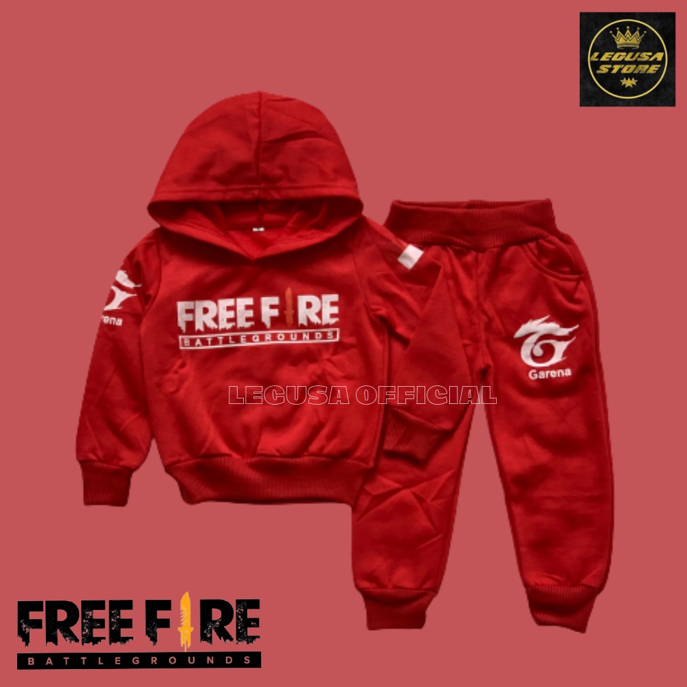 Setelan Sweater Hoodie Free Fire