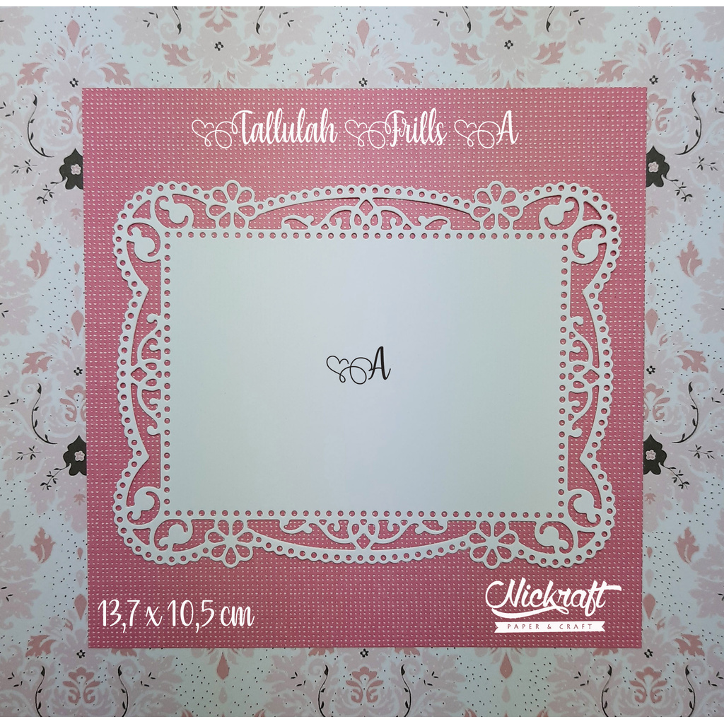 

TALLULAH FRILLS - BAHAN SCRAPBOOK FRAME LABEL FOTO RECTANGLE