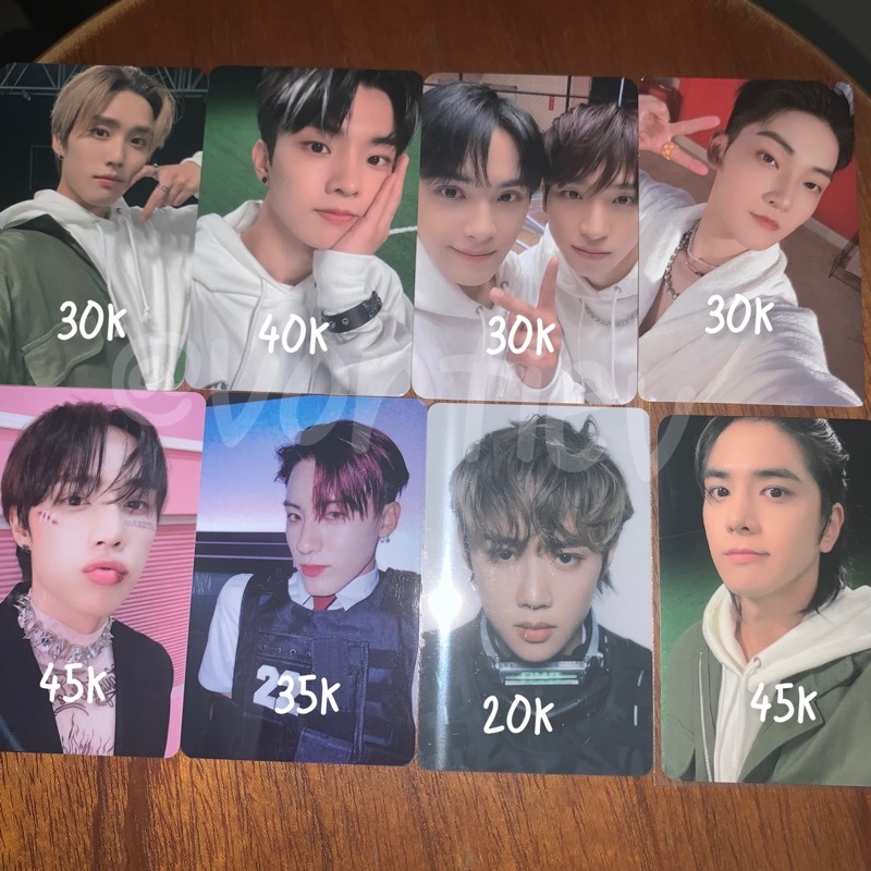 photocard the boyz maverick ld sunwoo eric kevin younghoon kyu