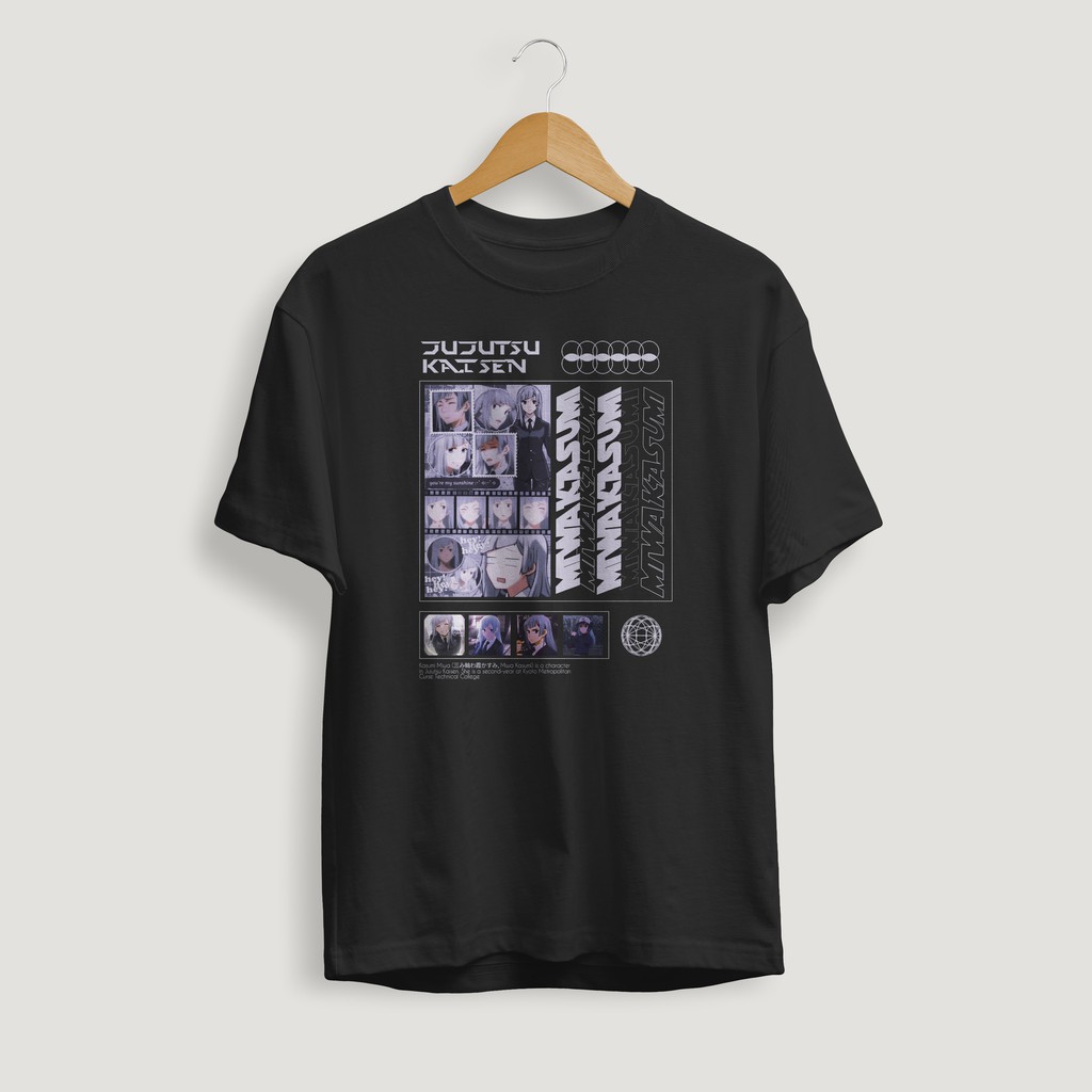 Kaos T-Shirt Anime Jujutsu Kaisen "Miwa Kasumi"