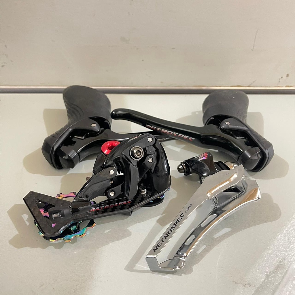 Mini Grupset Retrospec Roadbike Twitter 2 x 11 Speed Mini Grouopset Retrospec