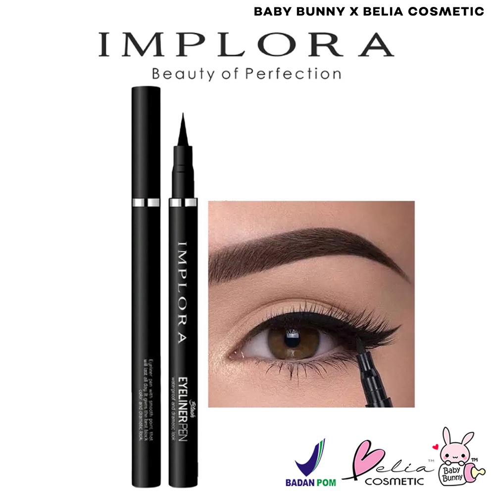 ❤ BELIA ❤ Implora Black Eyeliner Pen (waterproof and dramatic look) 1.7g 100% Original