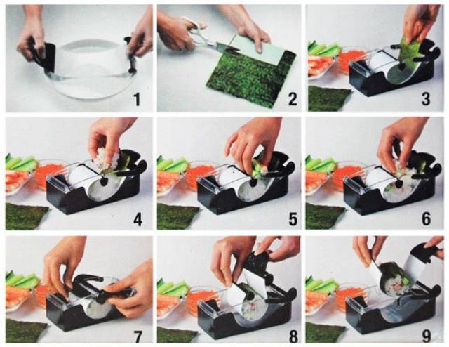 Perfect roll sushi maker alat penggulung sushi praktis