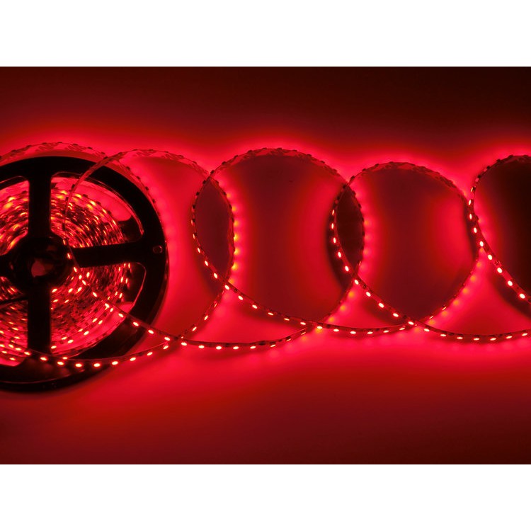 24V DC cahaya MERAH Flex Led Strip 3528 SMD waterproof 5 meter